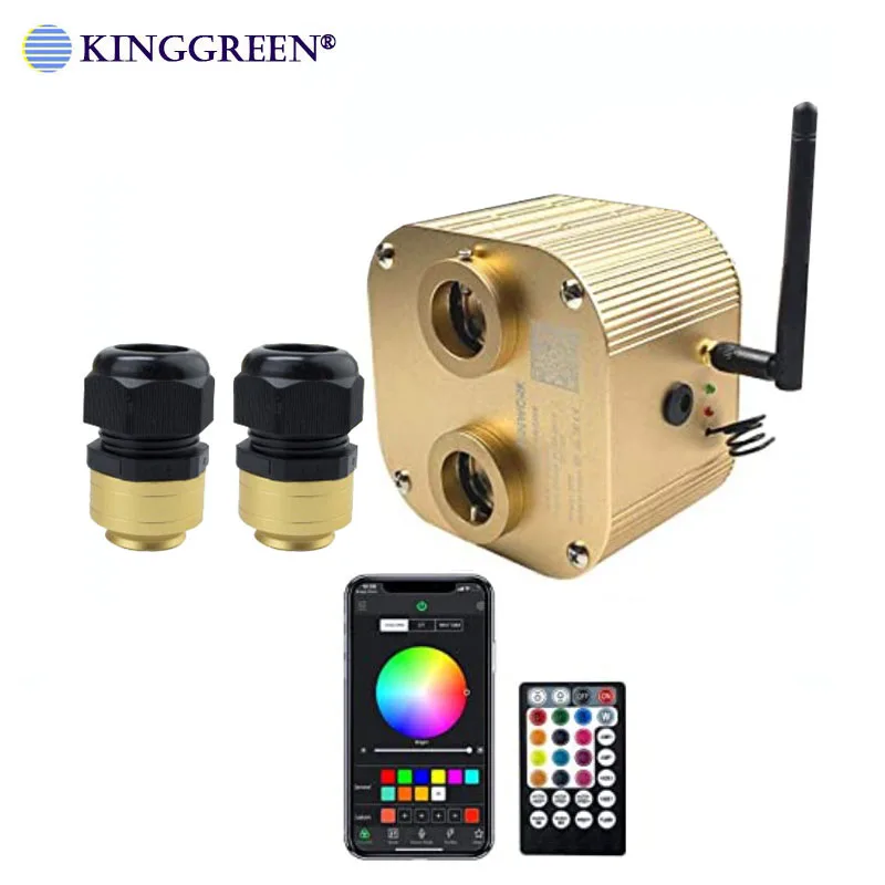 1 Мерцающая лампочка для освещения потолка 20 Вт RGBW Bluetooth управление через