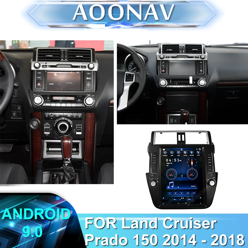 

Автомагнитола 2 DIN, 2 DIN, Android, вертикальный экран, для TOYOTA Land Cruiser Prado 150 2014 - 2018