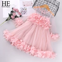 he hello enjoy girls dresses baby girls toddler kid clothes spring summer long sleeve wedding princess pageant flowers red dress