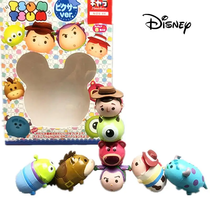 

Disney Tsum Tsum Toy Story Gift Set Playset Cute Anime Model Toy for Kids Gift