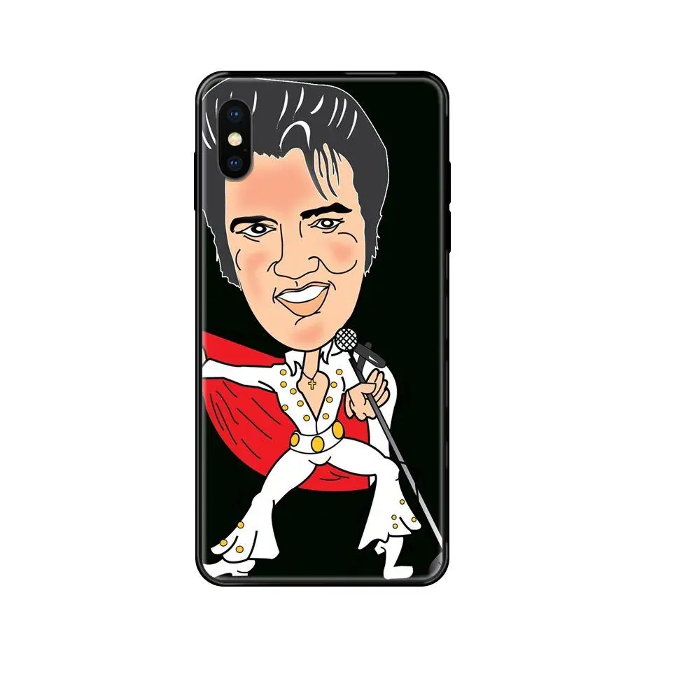 For Xiaomi Mi Note A1 A2 A3 5 5s 6 8 9 10 SE Lite Pro Ultra Men Elvis Presley Black Soft TPU Art Online Cover Case Buying | Мобильные