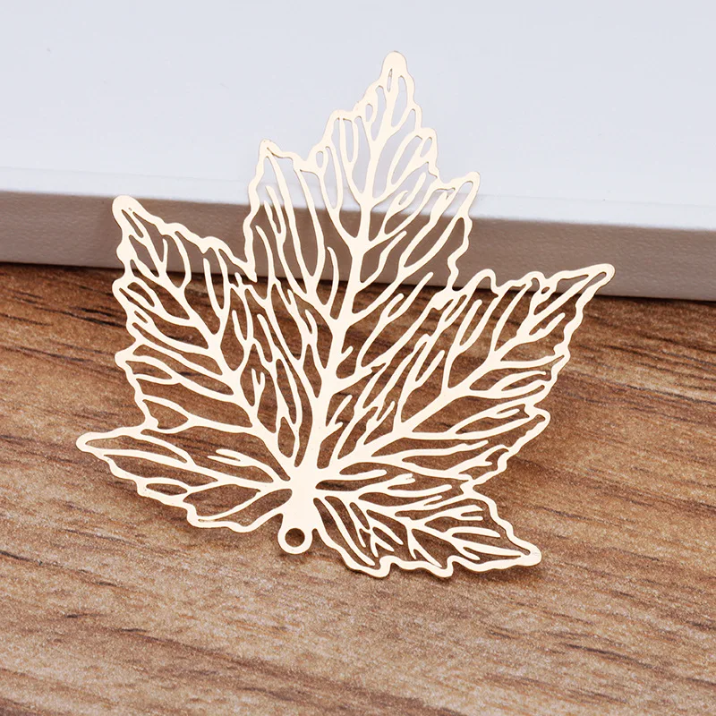 Фурнитура для подвесок и капель из филигранной искусственной кожи 45x43 мм