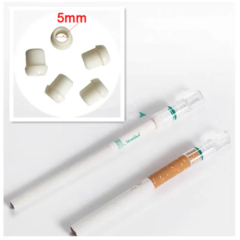 

100-600PCS Healthy Disposable Smoking Filter Pipe Tobacco Cigarettes Reduce Tar Filter Cleaning Container Smoking Accessories