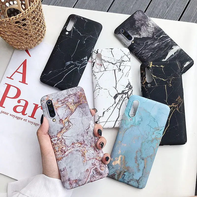 YBD мраморный узор PC Чехлы для Xiaomi Mi 9 модный жесткий чехол Coque Fundas |