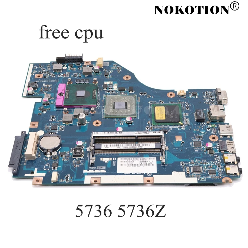 Материнская плата NOKOTION MB.TZZ02.001 MBTZZ02001 для ноутбука Acer aspire 5736 5736z Оловянная 72 LA-6631P GM45