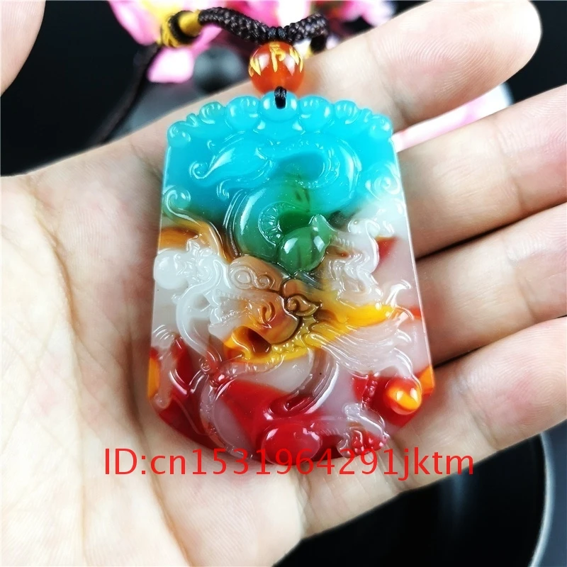 Натуральный кулон для мужчин и женщин модные ювелирные изделия шарма нефрит