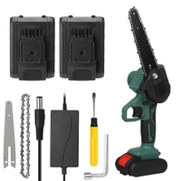 6 inch cordless electric saw pruning chainsaw garden tree logging trimming saw power tools for makiita 18v battery eu plug