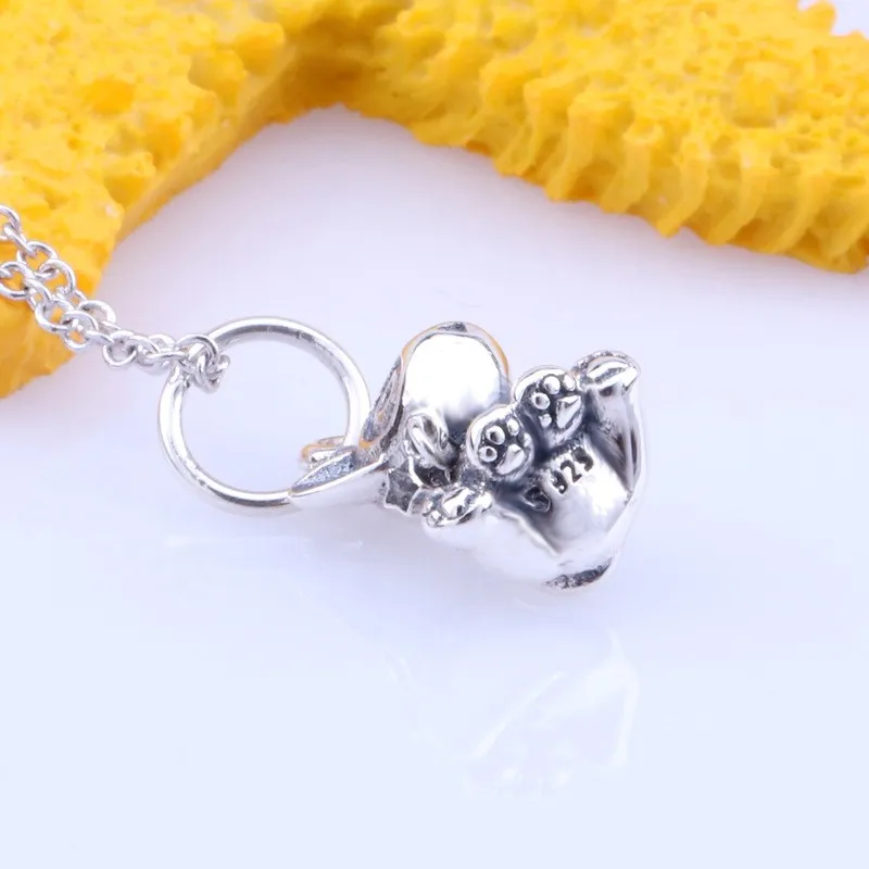 

100% 925 Sterling Silver Charm Bulldog Terrier Pendant Fit Pandora Women Bracelet & Necklace Diy Jewelry