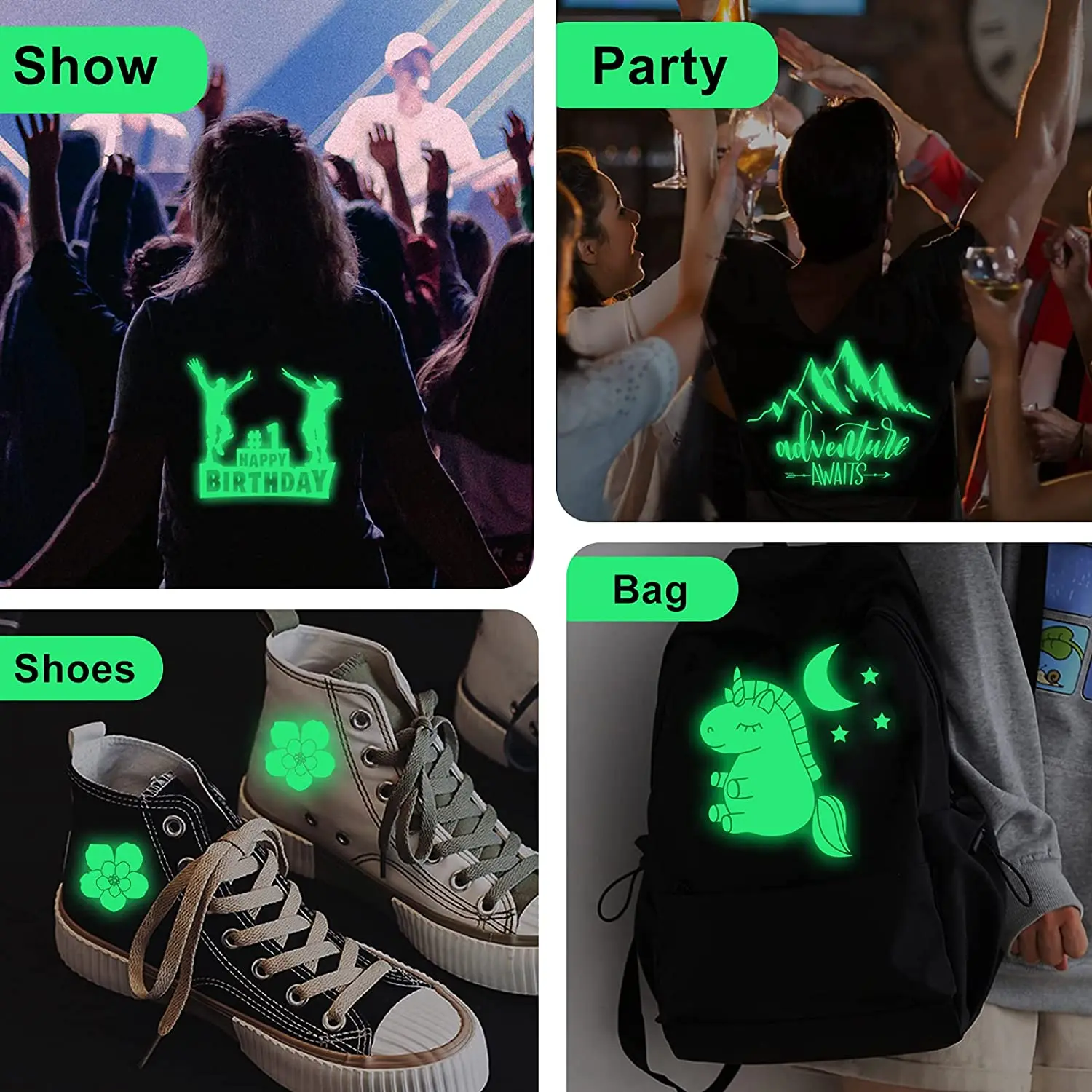 Светящийся термотрансферный виниловый светящийся в темноте термопресс для