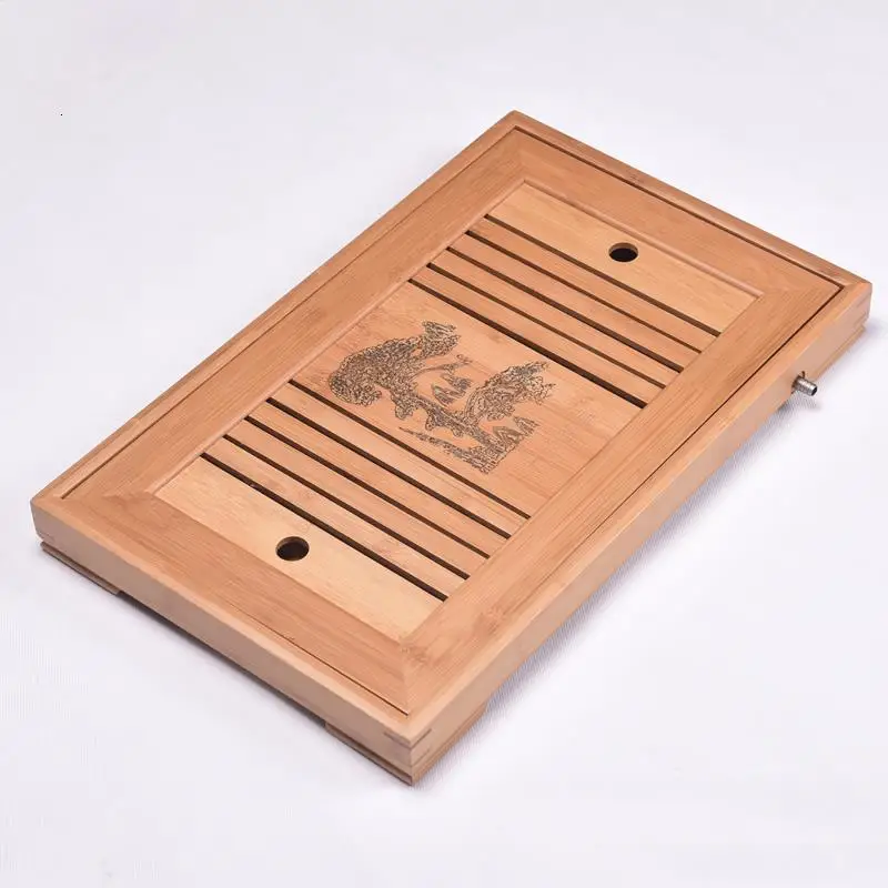 Набор для чайной церемонии поднос с держателем чая в китайском стиле кунг-фу | Дом