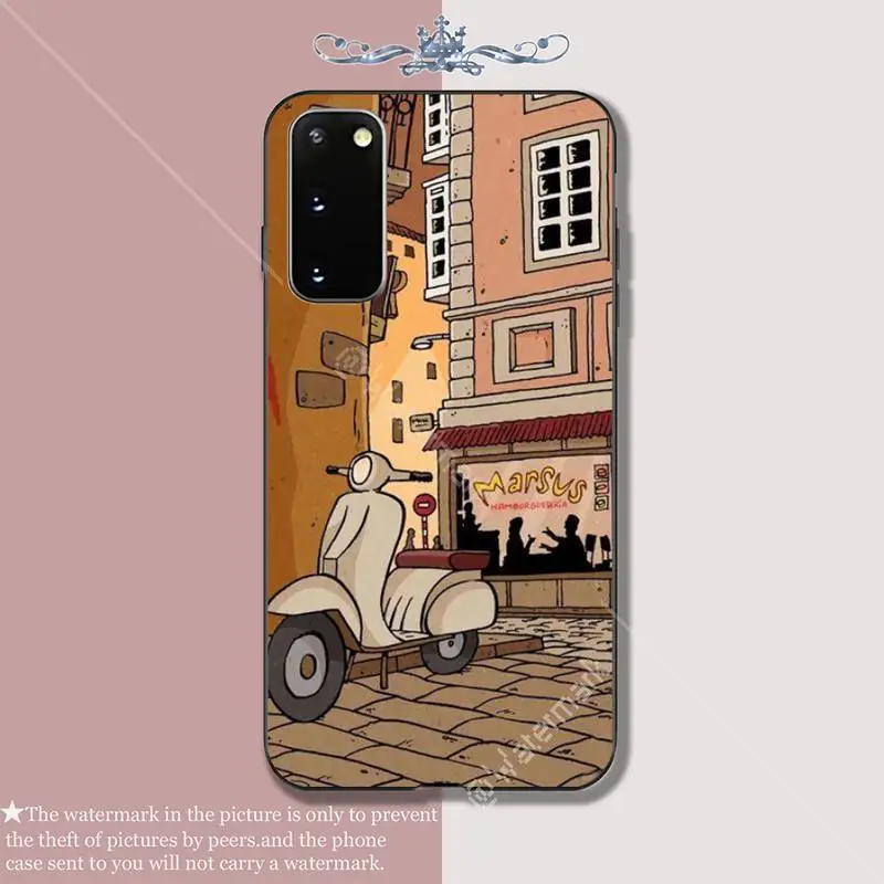 Роскошный чехол Motirunner Vespa для Samsung Galaxy S9 S10 S20 Plus Note8 Note9 Note10 A80 | Мобильные телефоны и
