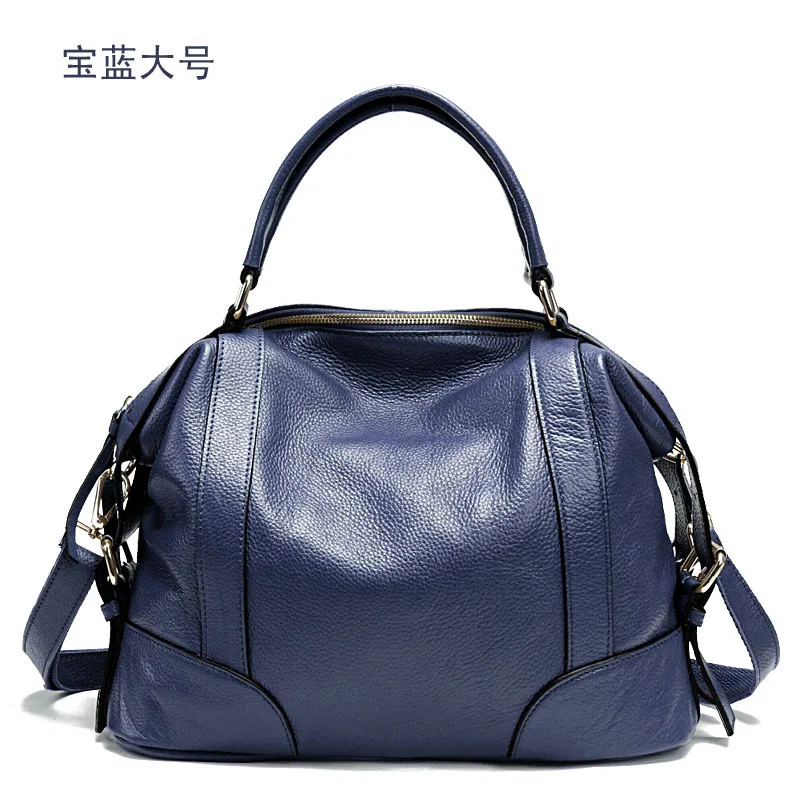 

Autumn and Winter 2019 New Women's Leather Headdress Cowhide Bag Lady's Handbag Single Shoulder Inclined Bag