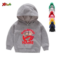 baby custom made cartoon graphics hoodies kids long sleeve hoodie sweaters boys girls 7 colour sweatshirt hoodie made in china