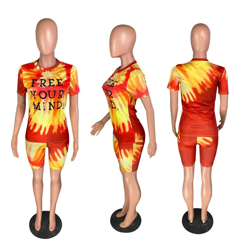 Новинка 2020 женский спортивный костюм с принтом в виде букв Повседневная