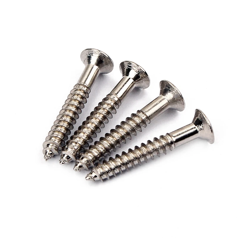 4x LP Guitar Pickup Surround Screw Humbucker Ring Mounting Screws | Спорт и развлечения