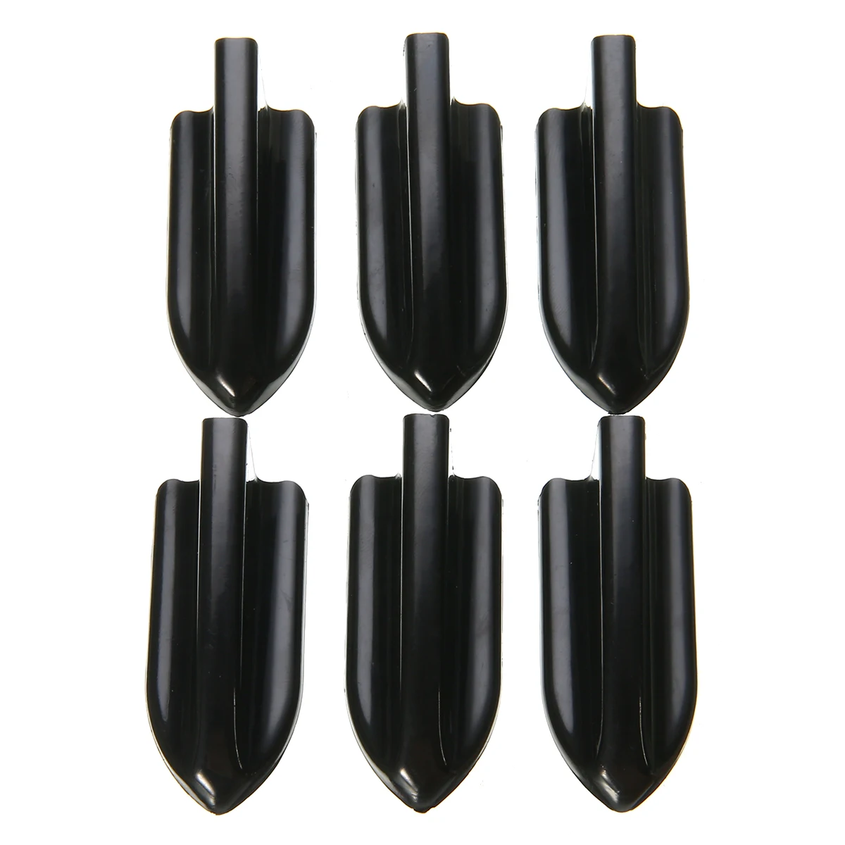 6 шт. черные ласты акулы в стиле EVO для крыши Комплект крыла вихревого генератора