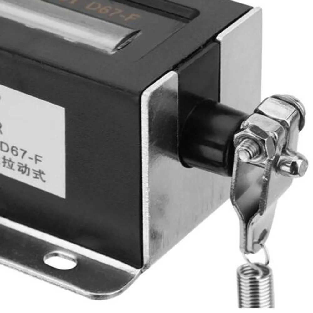 

1pcs Mechanical Counter 5-Digit Accessory D67-F Manual Hand Pull Stroke Tally Click Parts
