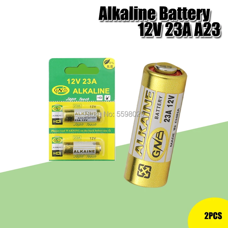 2 шт. щелочные батареи 12 В 23A CA20 K23A L1028 23AE 21 A23 23GA электронные игрушки одноразовые