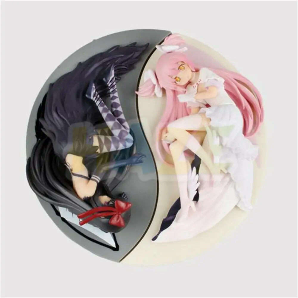 Puella Magi Madoka kaname & Akemi Homura ПВХ фигурка модель игрушки коллекционные Аниме Фигурки