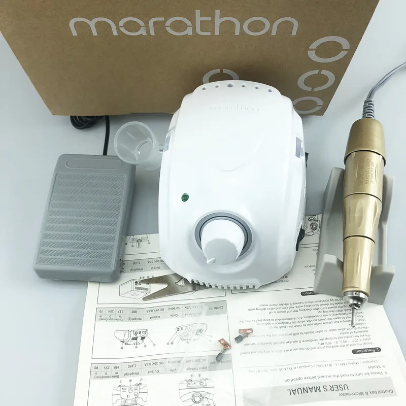 Марафон-Чемпион 3 PRO 105L с ручкой 45000 об/мин электрическая дрель для ногтей мощный 210