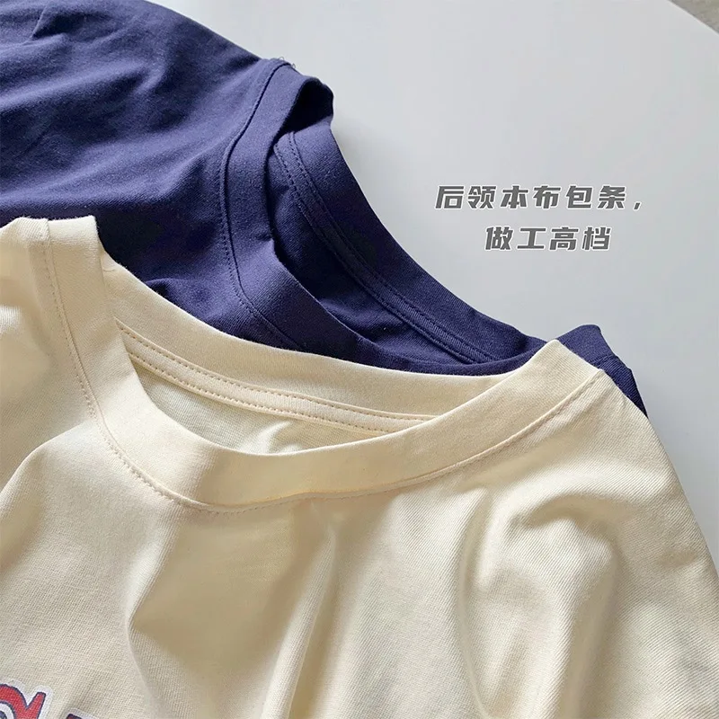 

Fashion New Women's T-Shirts Vintage Loose Pullovers Female Tee Clothes 2021 Pattern Printed Short Sleeve Summer T shirts Tops