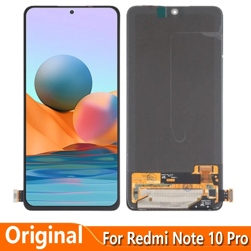 Pantalla LCD Original para m&oacute;vil, digitalizador t&aacute;ctil para Xiaomi Redmi Note 10 Pro Max, M2101K6I, M2101K6G-0