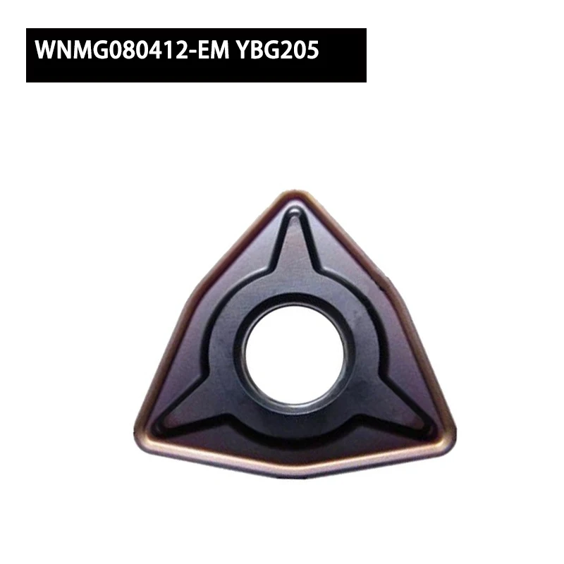 

WNMG -EM -EF WNMG060404-EM YBG202 WNMG060408 WNMG080404 WNMG080408 WNMG080412 CNC Carbide Turning Inserts For Lathe Tools Holder