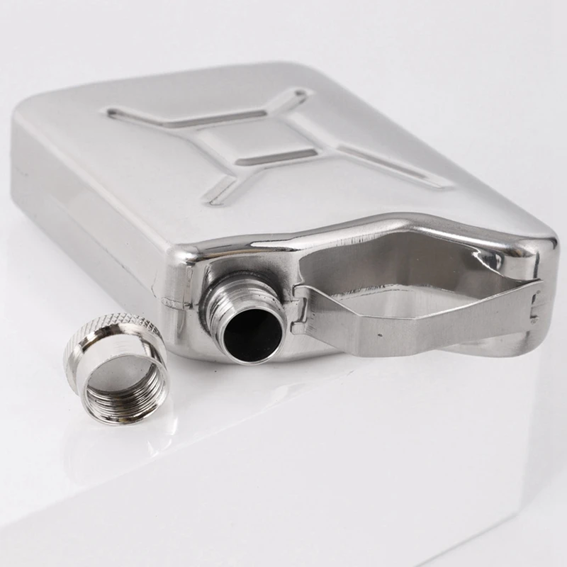 

Hip Flask with Funnel Portable Whisky Wine Pot Creative Stainless Steel Flagon for Whiskey Liquor Personalized Men Gift