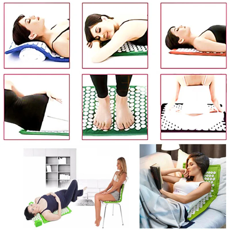 Акупунктурный Массажный коврик для йоги акупунктурный точечный снятия стресса