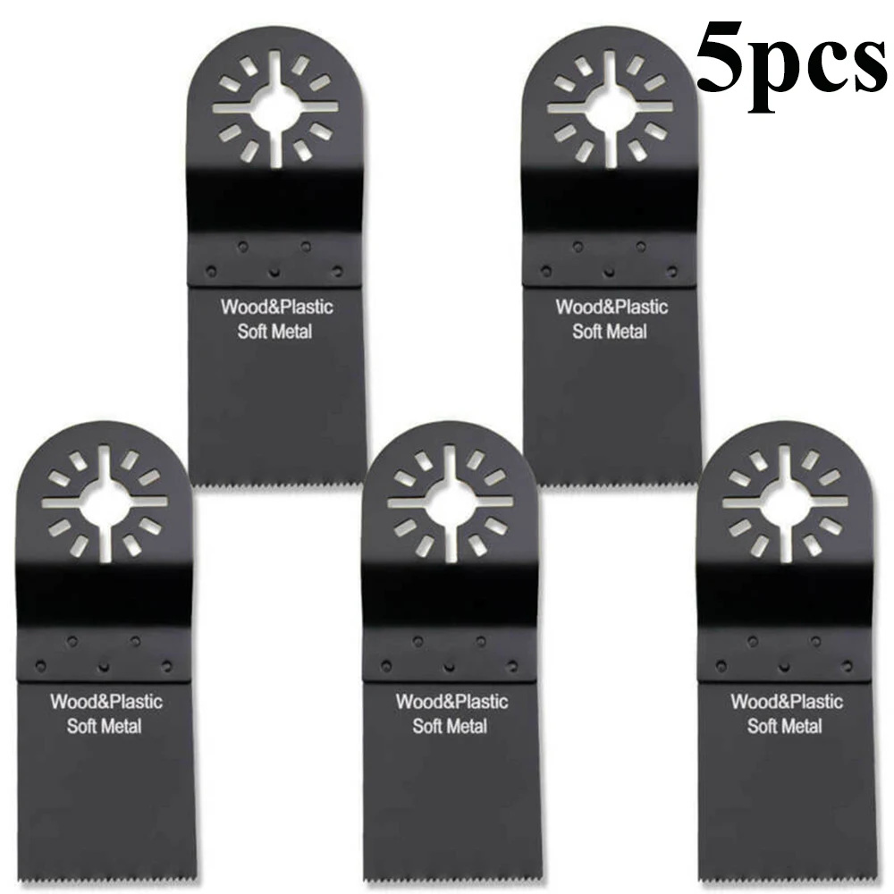 5PCS 1-3 / 8inch Oscillating Multi Tool Saw Cutters for Wood Soft Metal Cutting Blades Power Tools |