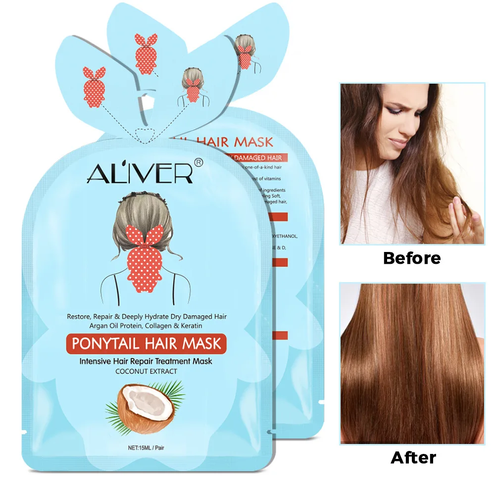 

Independent Package Hair Tail Film Non Steaming Deep Nourishing Hair Care Essential Oil Repair Hair Tail Dry Hair Split Hair