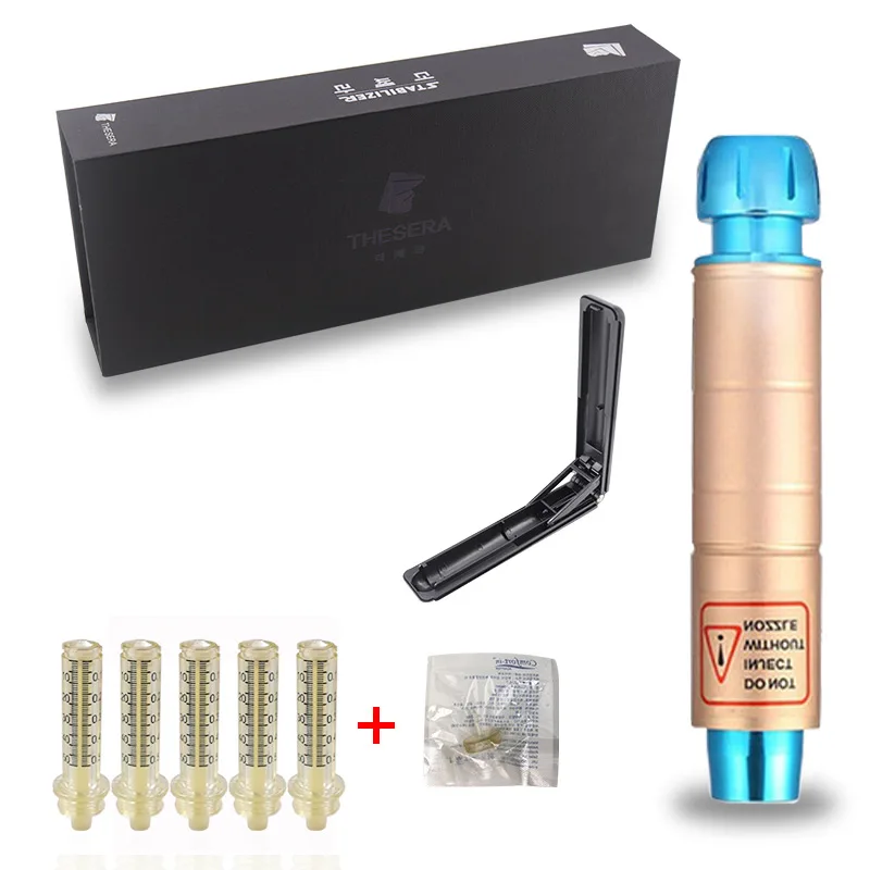 gold pen 5head1need Стерильная гиалуроновая ручка-распылитель, гиалуроновая ручка против морщин, пистолет для подтягивания губ, ручка для инъекций, одноразовые расходные материалы высокого давления, шприц - Номер модели: gold pen 5head1need