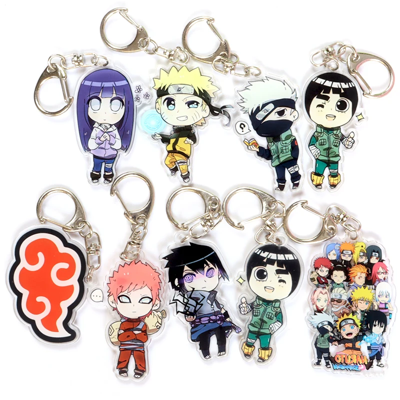 Цепочка для ключей с персонажами аниме Акацуки | Украшения и аксессуары
