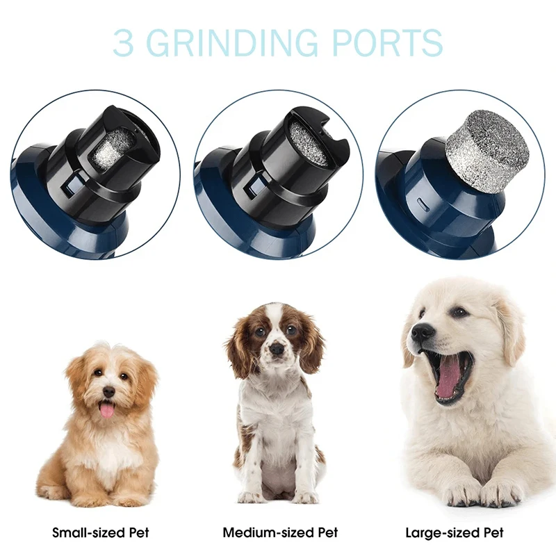 

UItra Pet Nail Grinder Dog Electric Nail Clippers Two-Speed Cat Nail Scissors Hogard