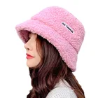 Панама женская, осенне-зимняя, из овечьей шерсти, с вышивкой