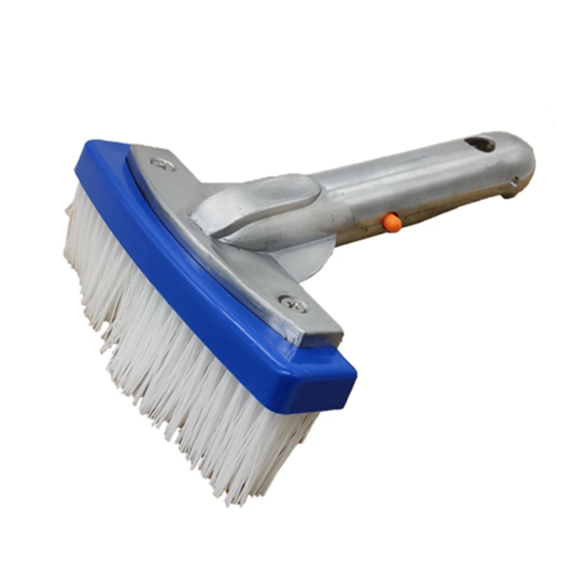 

Pool Brush 5.5 Inch Cleaning Brush with Handle for Swimming Pool Bathtub and Aquarium Cleaning Brush for Wall Tile Floor