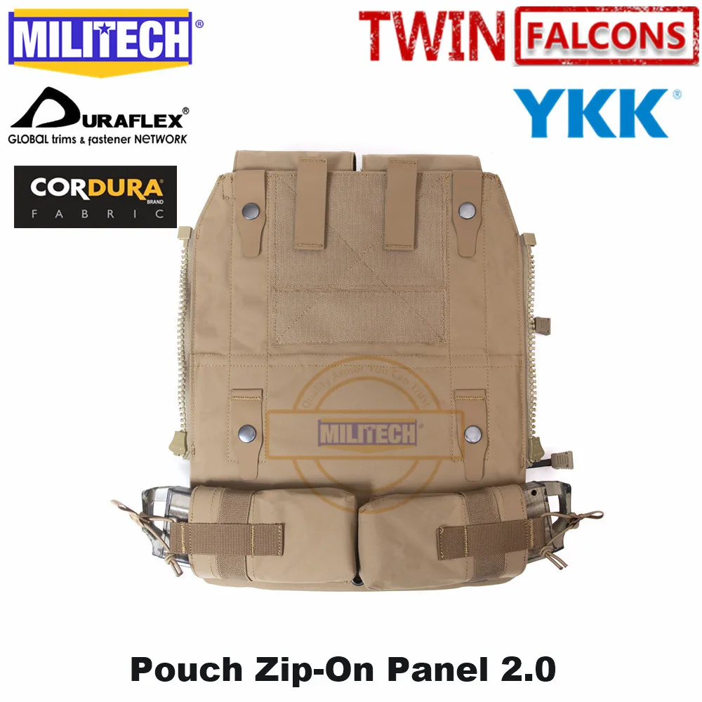MILITECH Crye CP 2,0 на молнии сумка панель платформа для JPC CPC AVS Военная молния пакет TWINFALCONS TW 500D Delustered Cordura