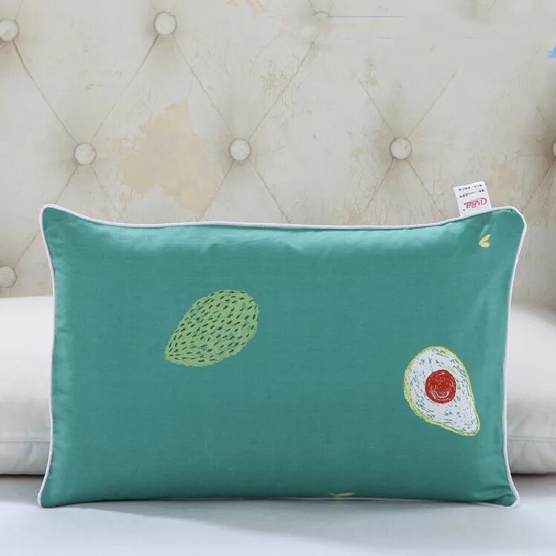 Fashion Hot 100% Cotton Baby Girl Boy Kindergarten Children Pillow Case Kid Cartoon Animal Pattern Pillow Cover 30x50cm