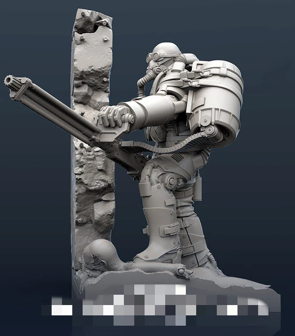 Модель из 1/35 смолы GK со сценами разобранный и Неокрашенный набор |