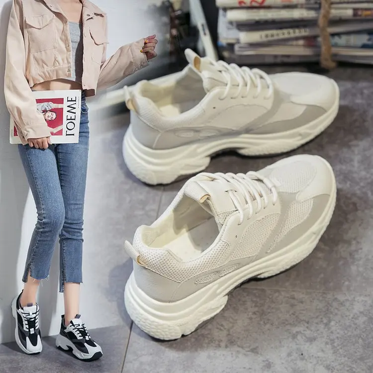 Yalnn/Модная дышащая прогулочная сетчатая обувь на плоской подошве женские