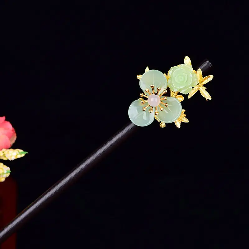 

Chinese Hair Chopstick Wood Hairpin Hanfu Hair Accessories for Women