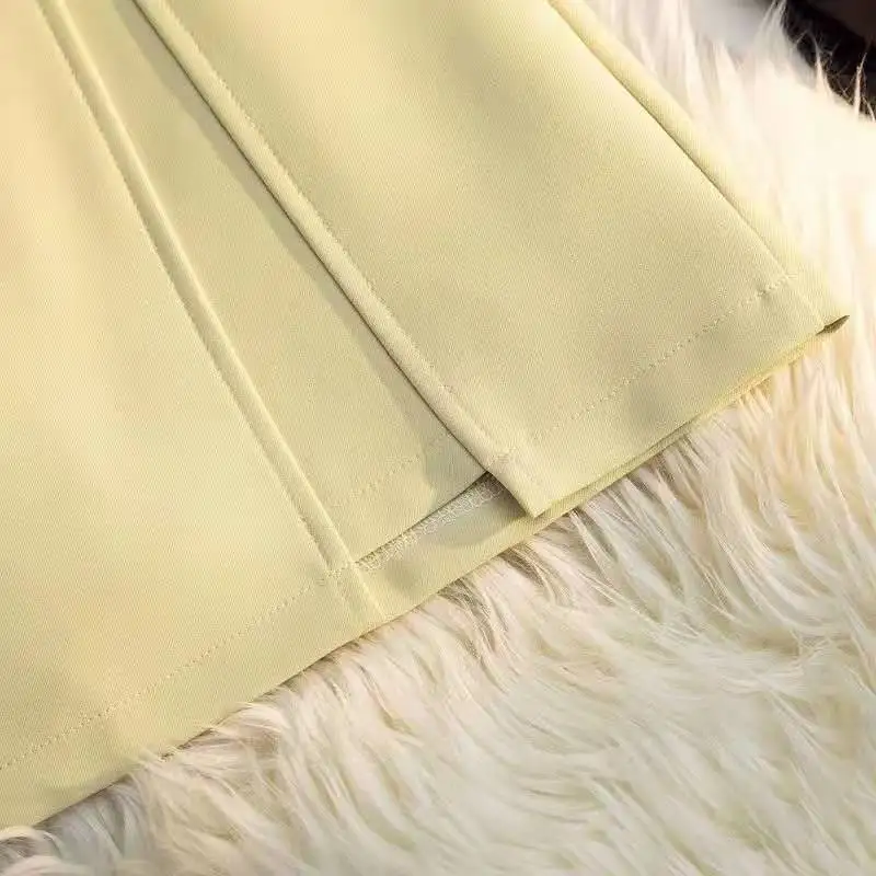 

Irregular split skirt women's Korean high waist A-line short skirt