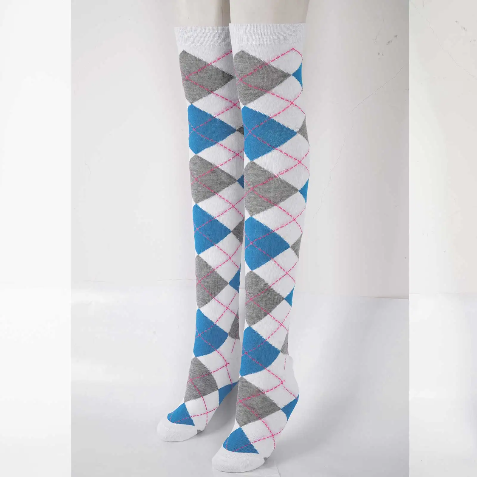 Пикантные носки в полоску Гольфы японский длинные чулки для девочек Теплые