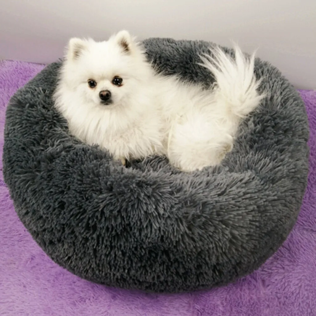 

Comfortable Plush Kennel Dogs Pet Litter Deep Sleep PV Cat Litter Sleeping Beds Puppy Cushion Mat Blanket Nest 8 Colors 20Jan3
