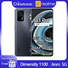 Новый смартфон realme Q3 Pro, 8 ГБ, 128 ГБ, 1100 дюйма, AMOLED 6,43 Гц, частота обновления 30 Вт, быстрая зарядка 64 мп, OTA