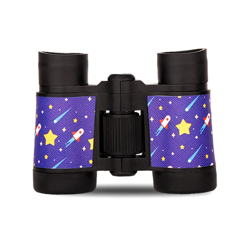 

New Hot Sale Binoculars 4x30 Telescope Rubber Non-slip Children's Portable Gift Children's Outdoor Color Binoculars Fixed Zoom