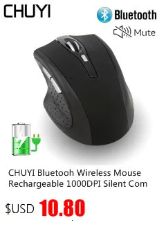 CHUYI беспроводная эргономичная Вертикальная мышь 1600 dpi Оптическая USB компьютерная игровая мышь для ноутбука мышь с ковриком для мыши для геймера ПК