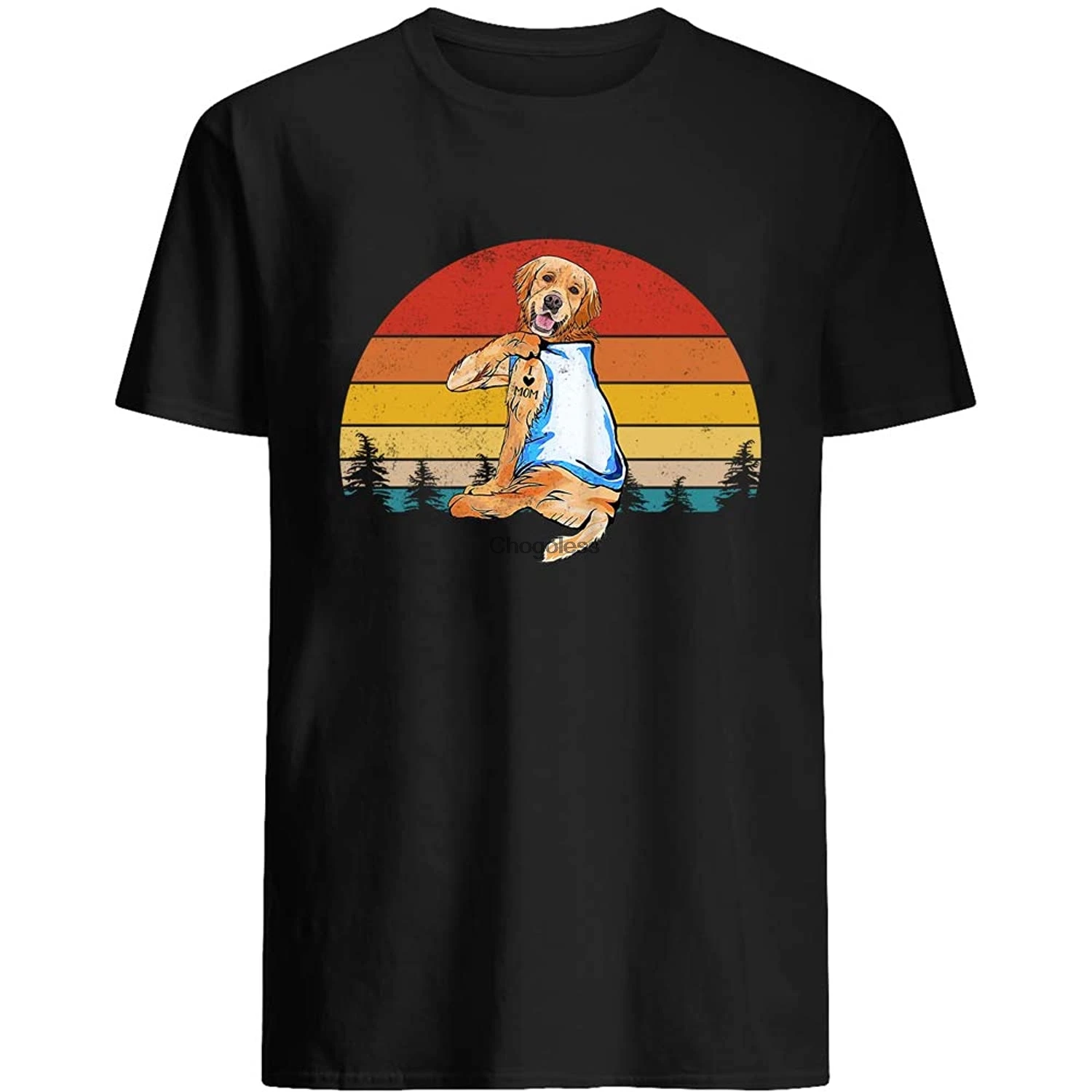 

Vintage I Love mom German Animal pet Puppy Dog Lovers Breed Owner Gift Graphic Unisex T-Shirt