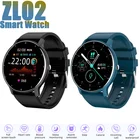 Смарт-часы ZL02 для мужчин и женщин, Смарт-часы с пульсометром, тонометром, фитнес-трекером, смарт-браслет для Android и IOS