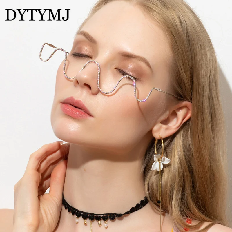 

DYTYMJ 2020 Retro Clear Glasses Frame Women Luxury Brand Eyewear Frame Women/Men Funny Eyeglasses Women Vintage Oculos De Sol